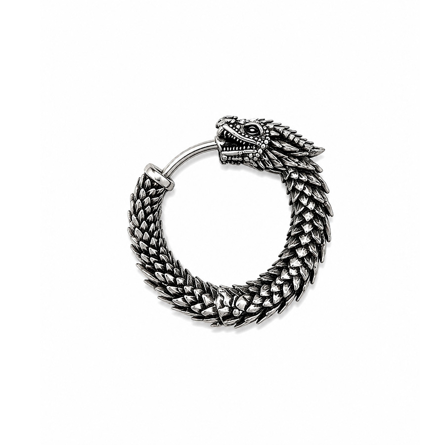 картинка Мужская серьга Дракон от магазина Beadsbrand