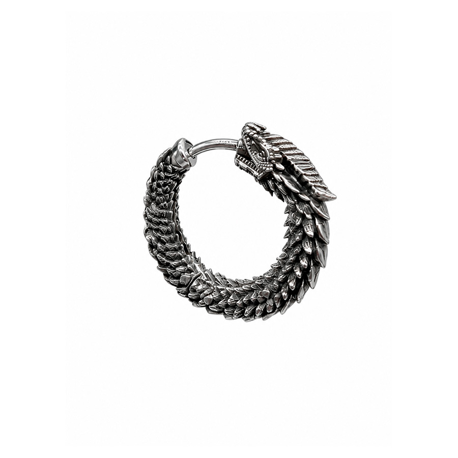 картинка Мужская серьга Дракон от магазина Beadsbrand