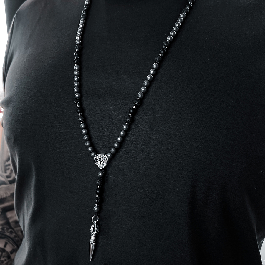 картинка Мужские бусы Пирит от магазина Beadsbrand