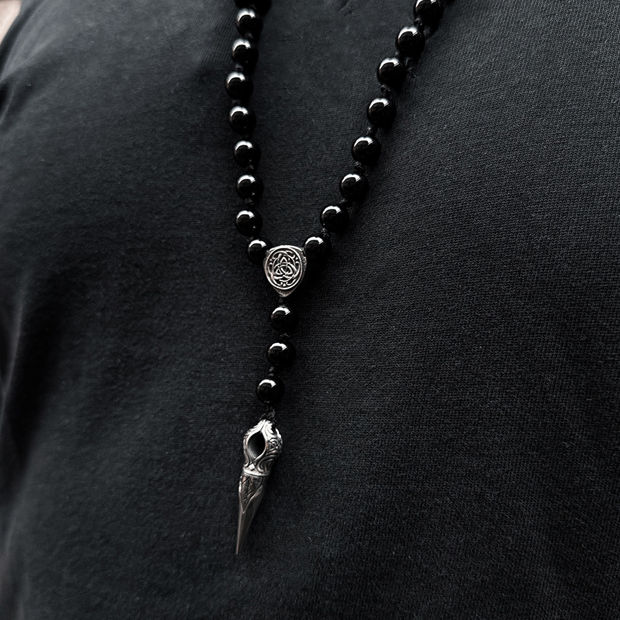 картинка Мужские бусы Агат от магазина Beadsbrand