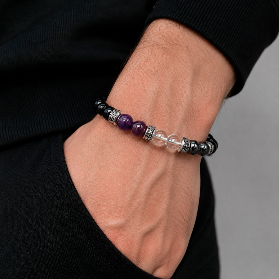 картинка Мужской браслет Рыбы от магазина Beadsbrand