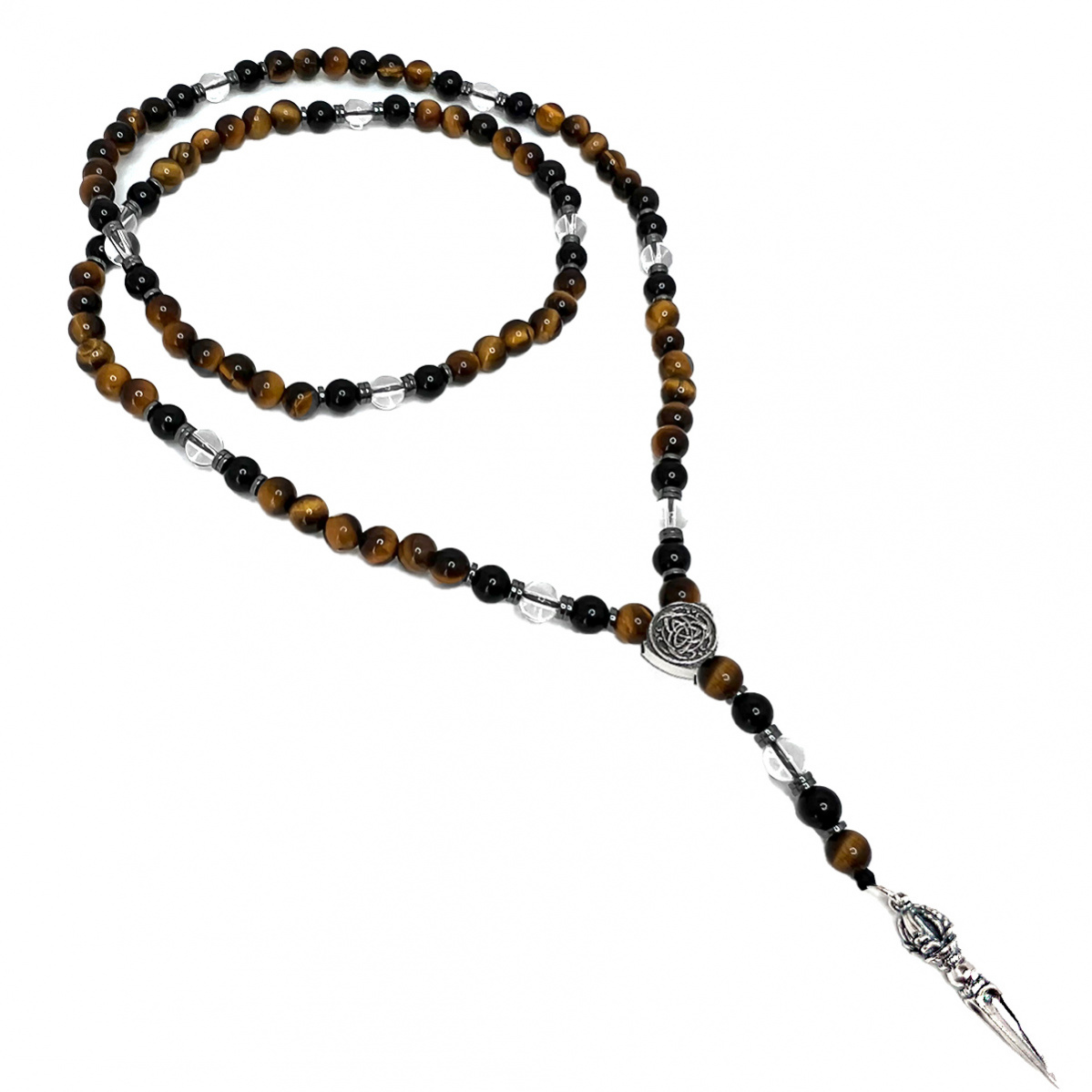 картинка Мужские бусы Тигровый глаз от магазина Beadsbrand