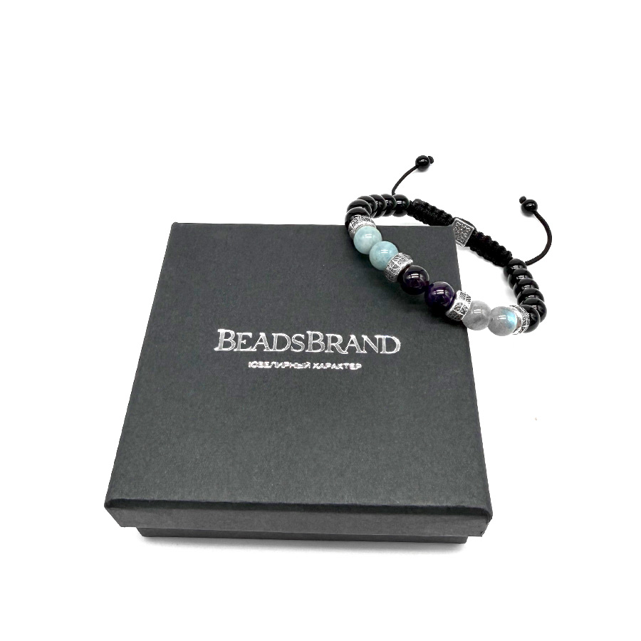 картинка Мужской браслет Водолей от магазина Beadsbrand