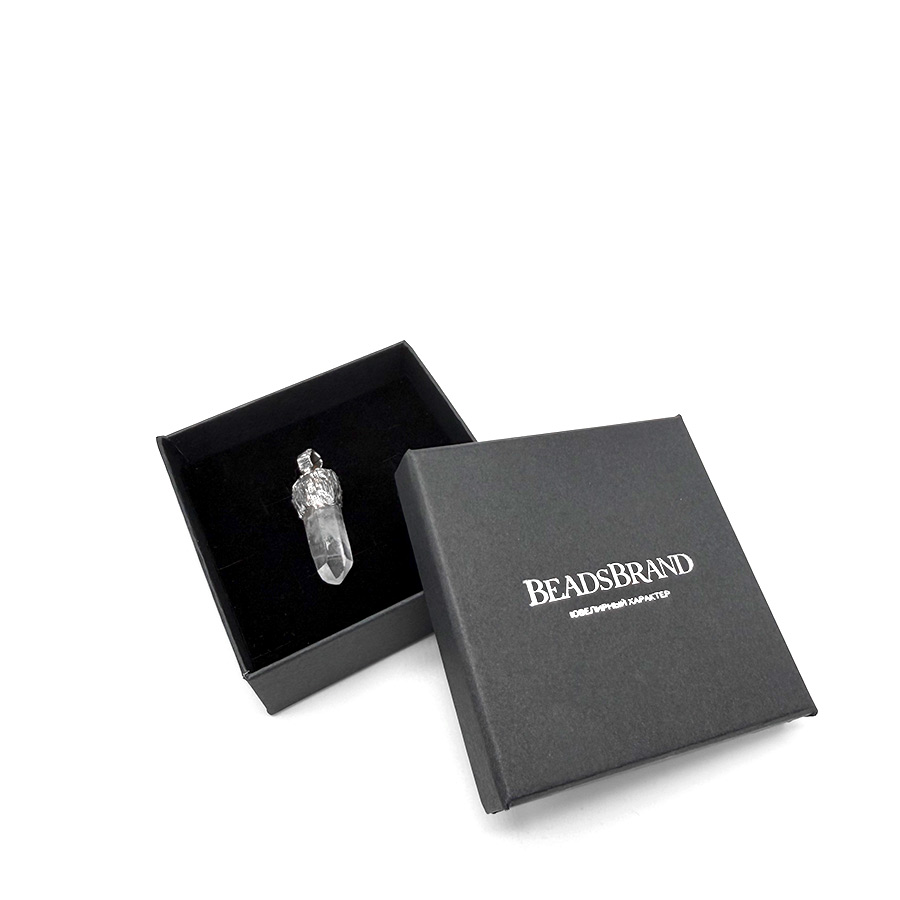 картинка Кулон с камнем Горный хрусталь от магазина Beadsbrand