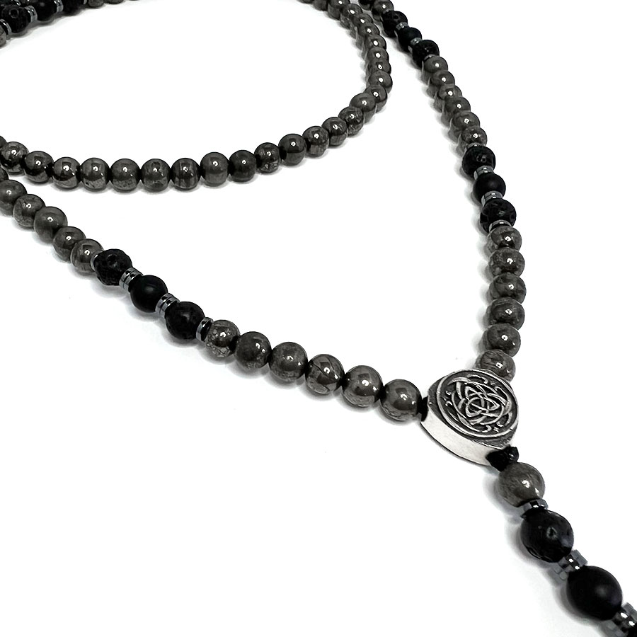 картинка Мужские бусы Пирит от магазина Beadsbrand