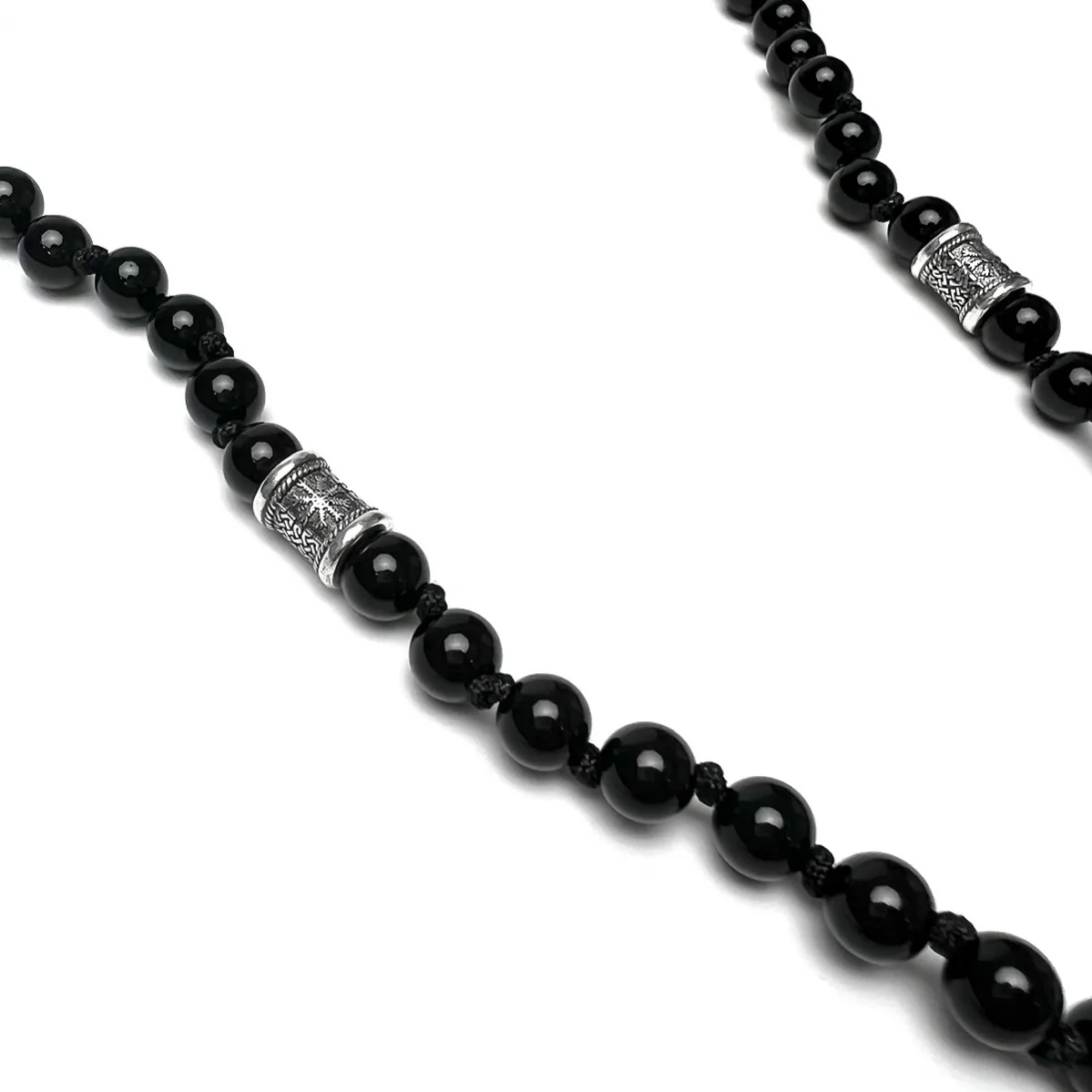 картинка Мужские бусы Секира Перуна от магазина Beadsbrand