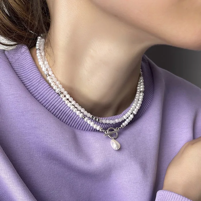 картинка Женское колье из жемчуга от магазина Beadsbrand