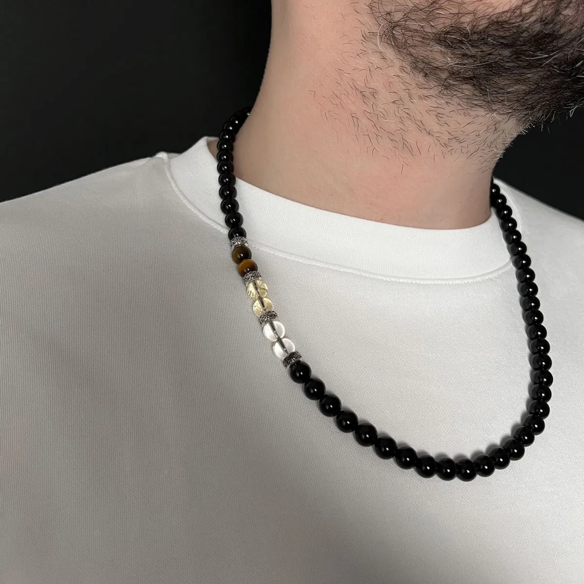 картинка Мужские бусы Близнецы от магазина Beadsbrand