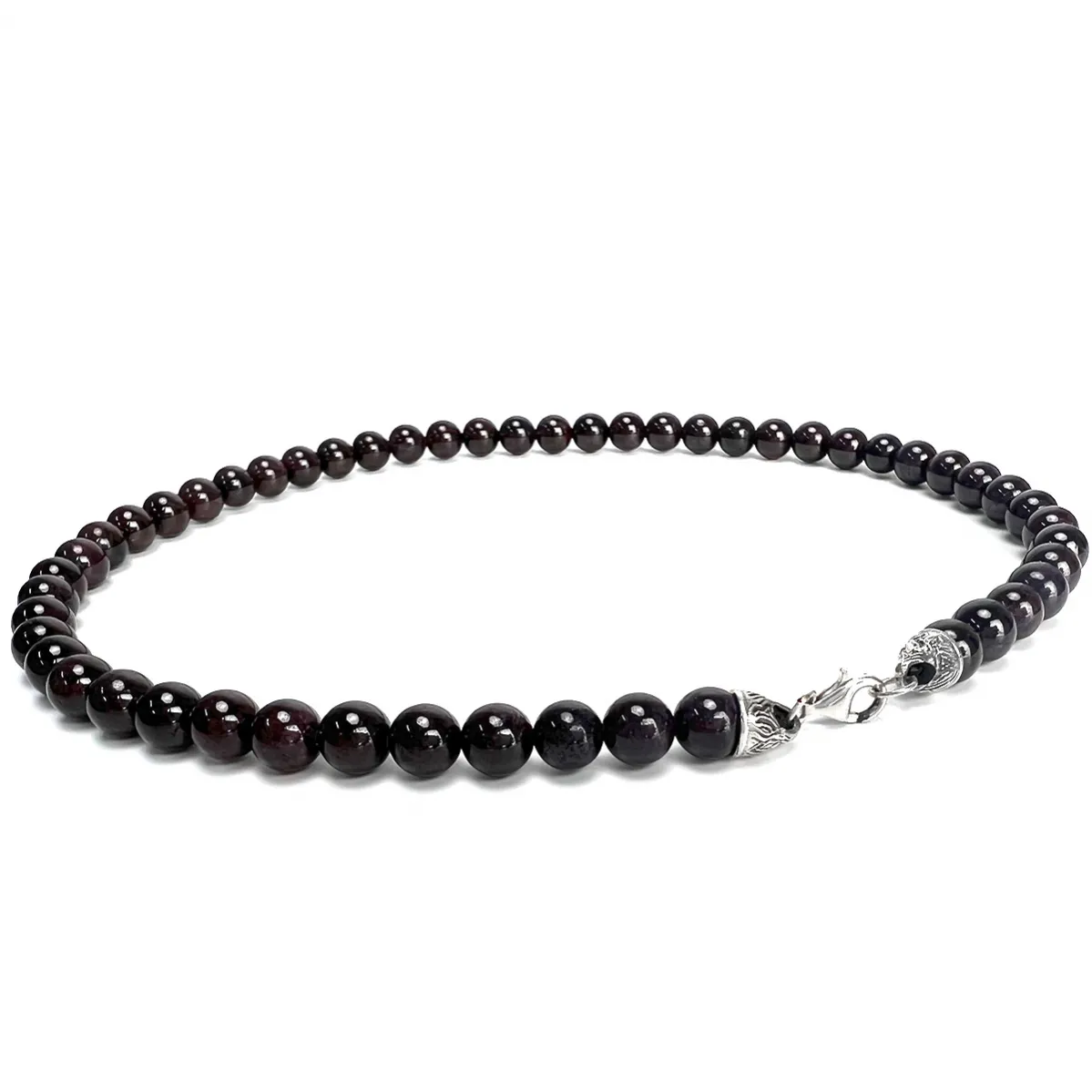 картинка Мужской чокер Гранат от магазина Beadsbrand