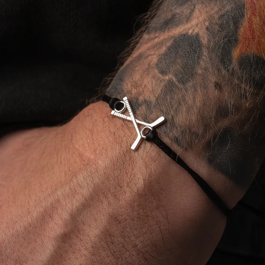 картинка Браслет на нити Хоккей от магазина Beadsbrand
