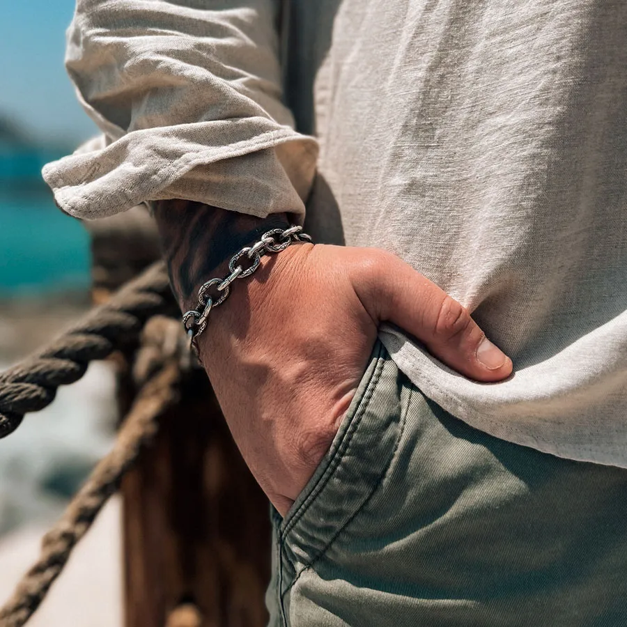 картинка Мужской браслет-цепь Разлом от магазина Beadsbrand