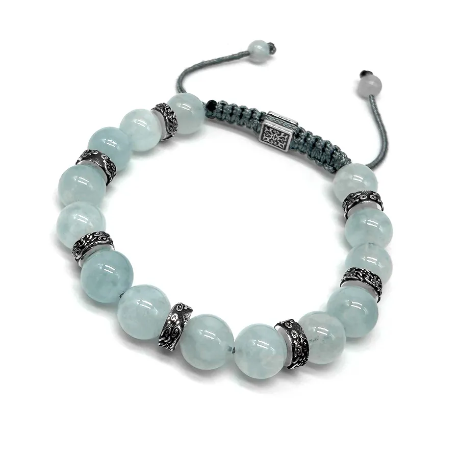 картинка Мужской браслет Аквамарин от магазина Beadsbrand