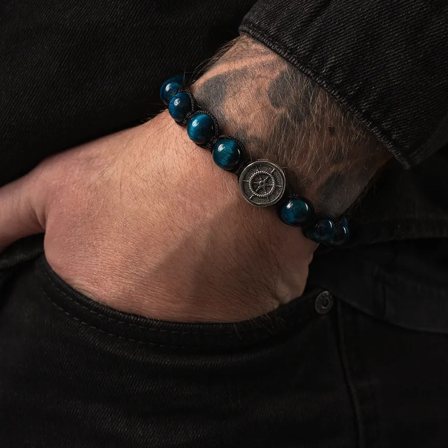 картинка Мужской браслет Якорь от магазина Beadsbrand