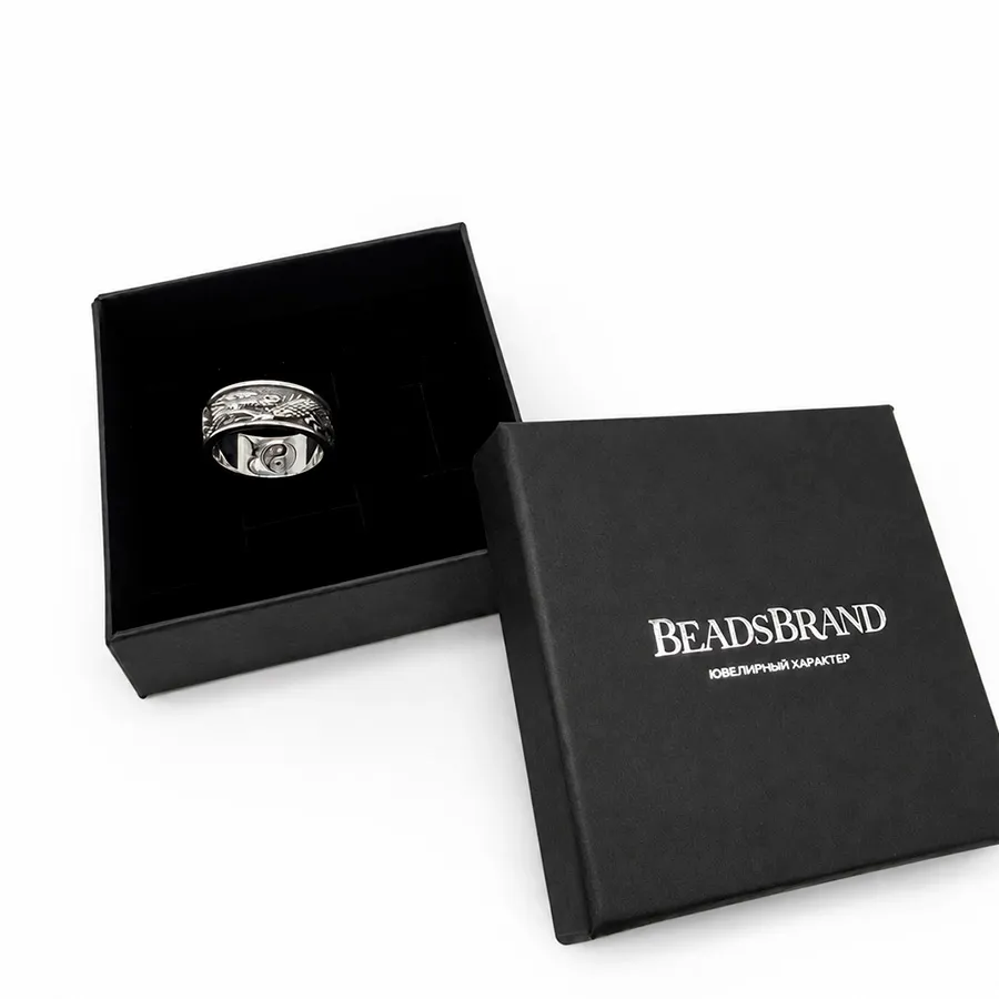 картинка Мужское кольцо Дракон от магазина Beadsbrand