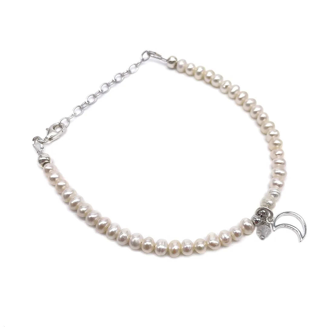 картинка Женский браслет из жемчуга с Луной от магазина Beadsbrand