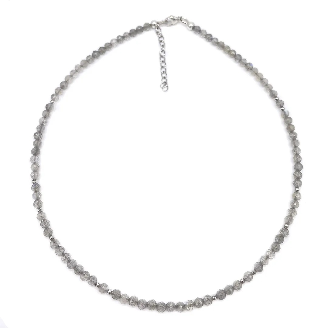картинка Женский чокер из лабрадора от магазина Beadsbrand