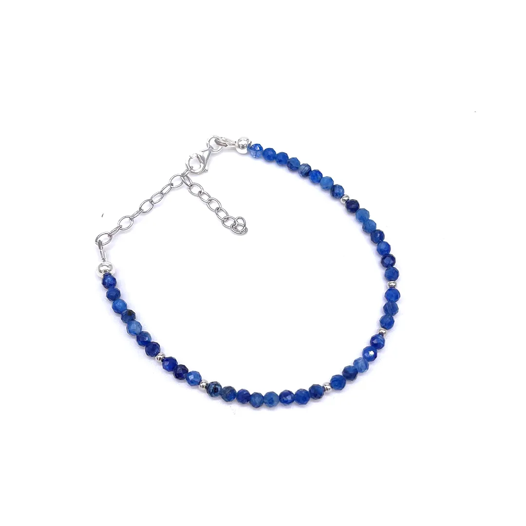 картинка Женский браслет из кианита с бусинами от магазина Beadsbrand