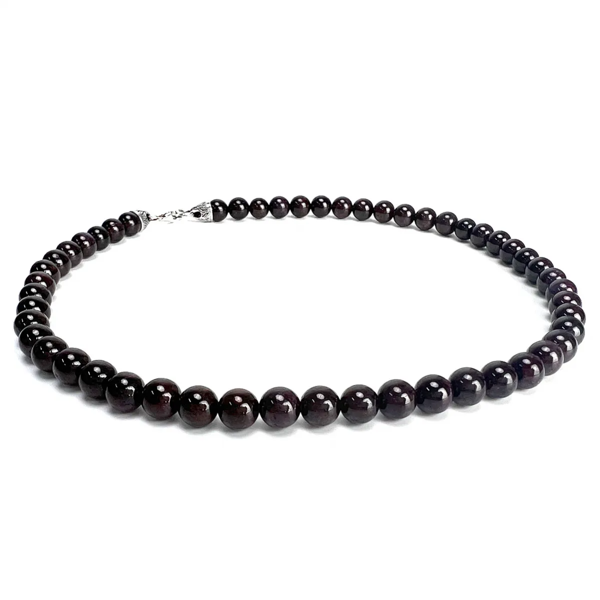 картинка Мужской чокер Гранат от магазина Beadsbrand