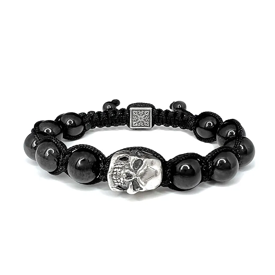 картинка Мужской браслет Шамбала Череп от магазина Beadsbrand