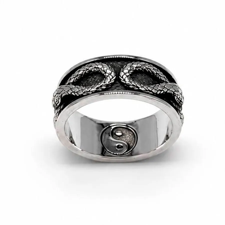 картинка Мужское кольцо Змея от магазина Beadsbrand