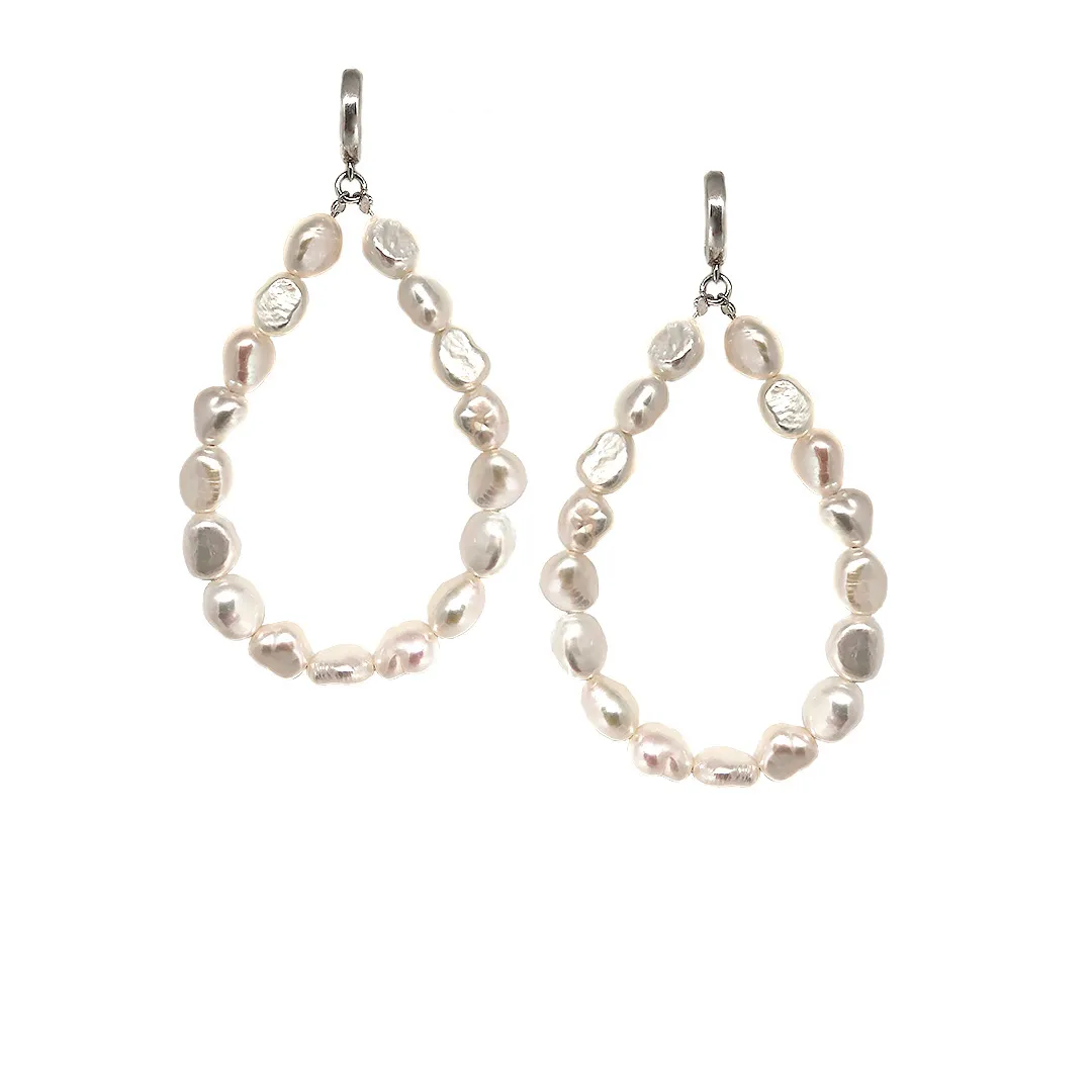 картинка Женские серьги из барочного жемчуга Конго от магазина Beadsbrand