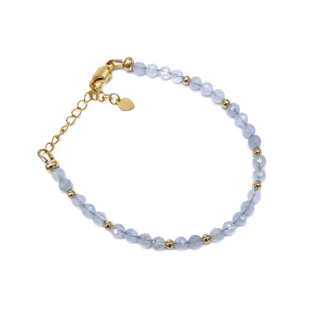 картинка Женский браслет из аквамарина от магазина Beadsbrand