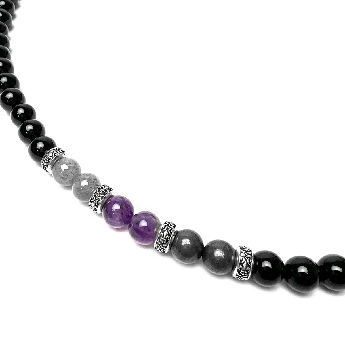 картинка Мужские бусы Водолей от магазина Beadsbrand