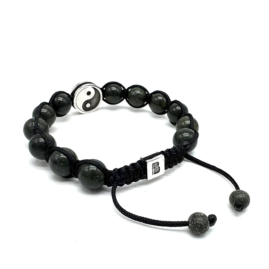 картинка Мужской браслет Змея змеевик от магазина Beadsbrand
