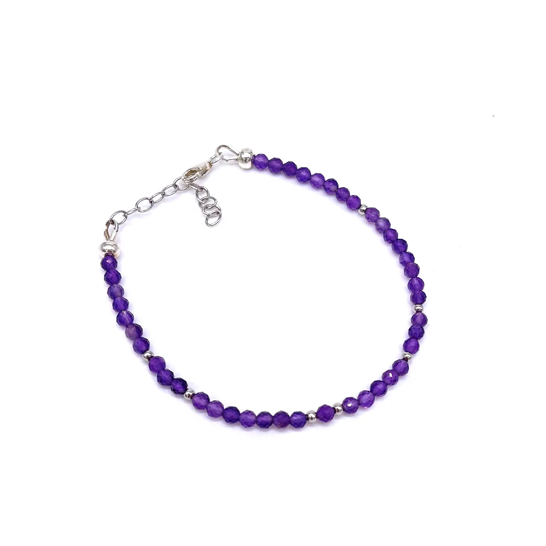 картинка Женский браслет из аметиста Аджна от магазина Beadsbrand
