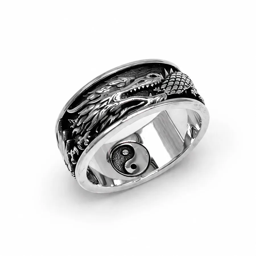 картинка Мужское кольцо Дракон от магазина Beadsbrand