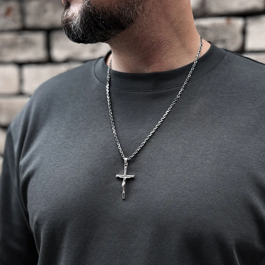 картинка Мужская цепь с крестом от магазина Beadsbrand