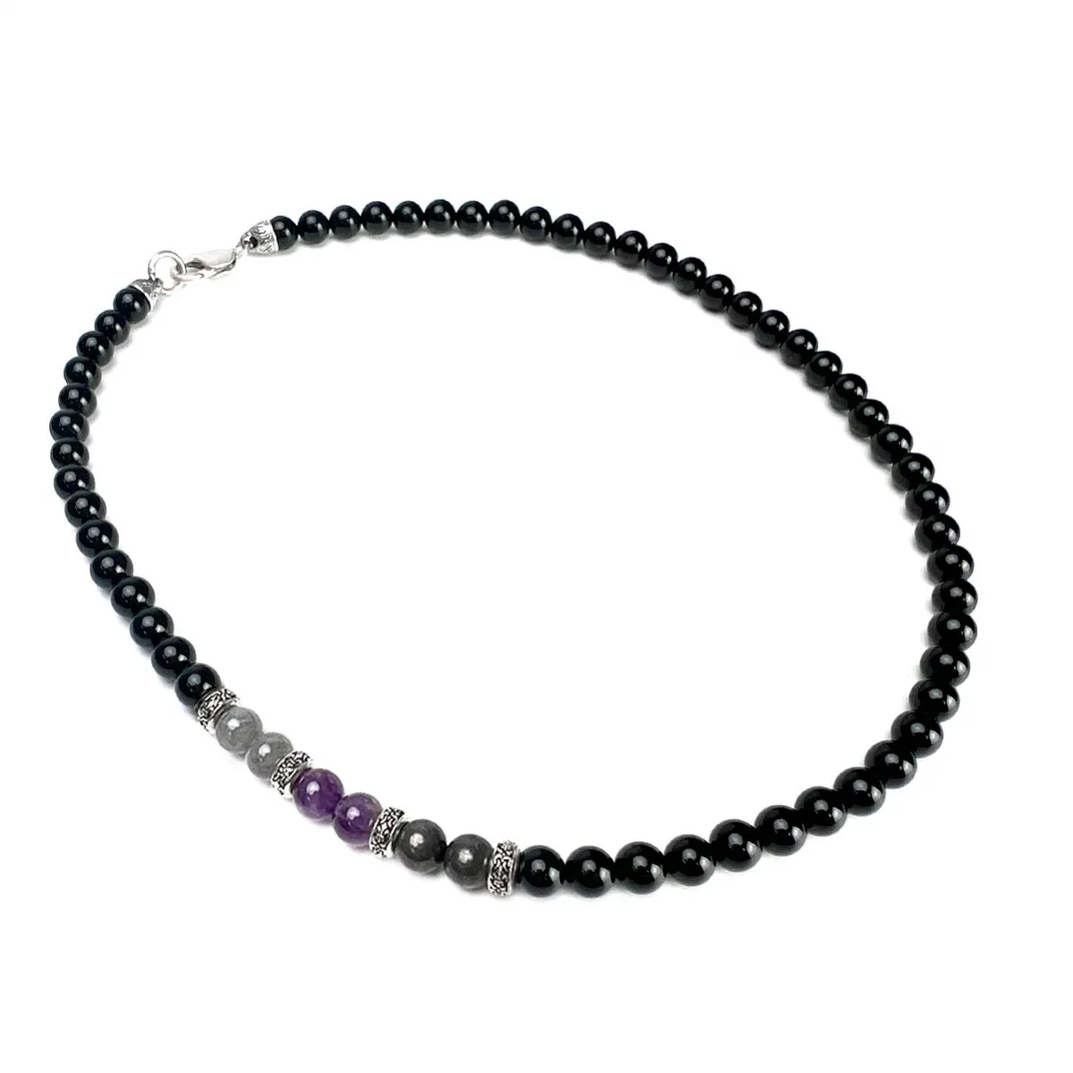 картинка Мужские бусы Водолей от магазина Beadsbrand
