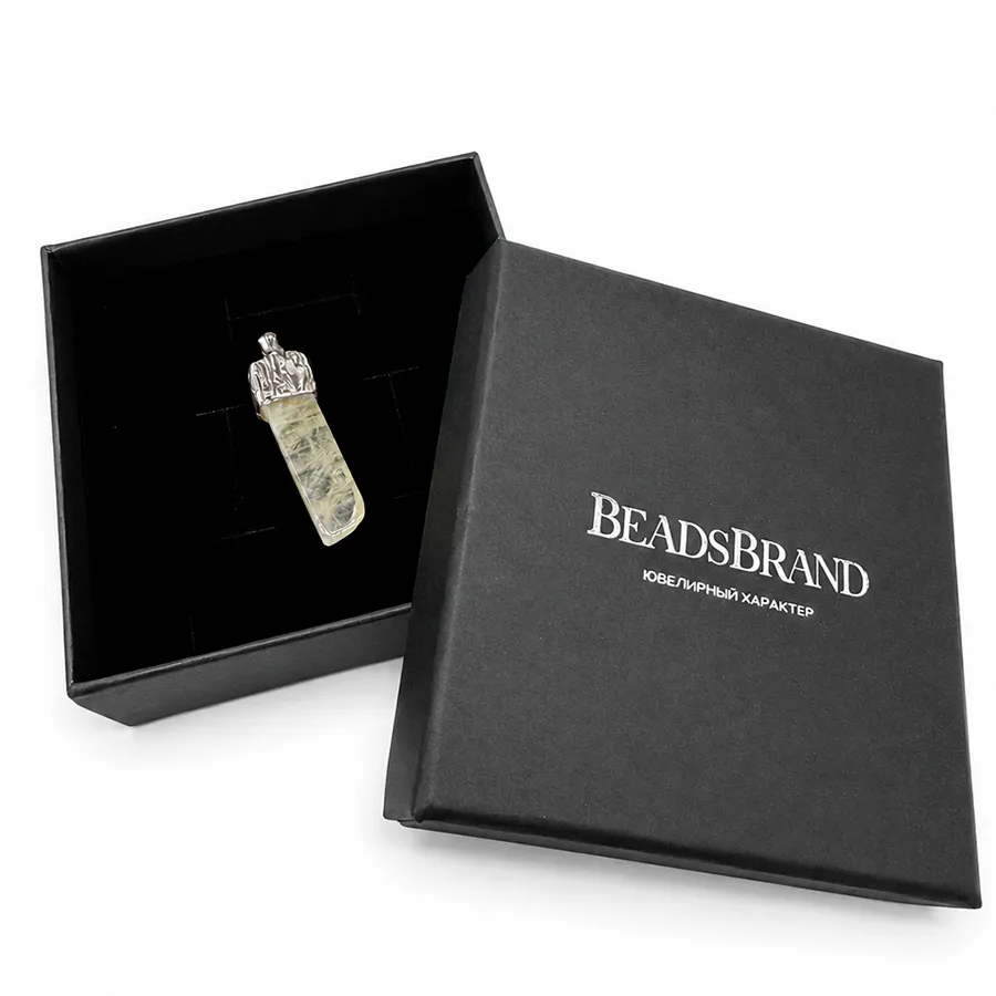 картинка Кулон с камнем Цитрин от магазина Beadsbrand