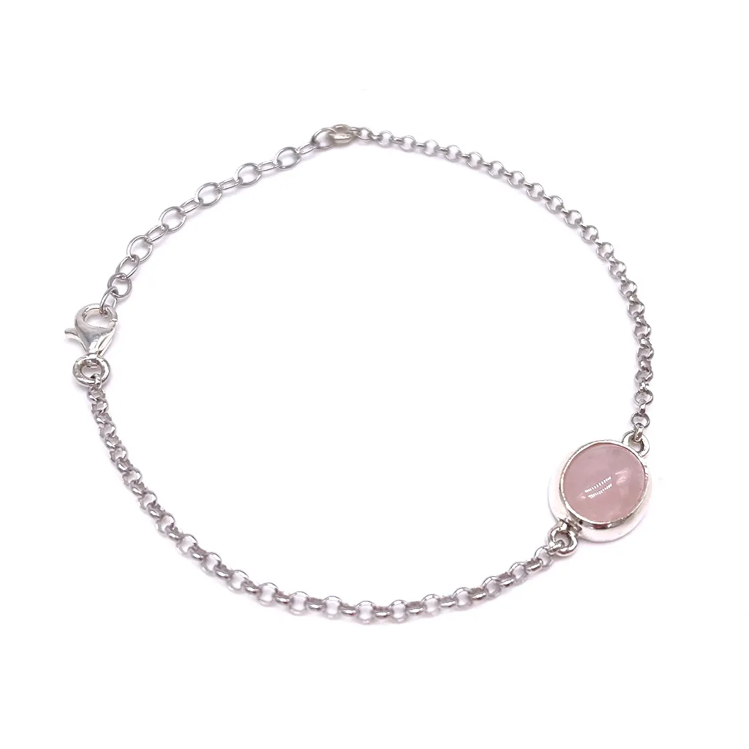 картинка Женский браслет из розового кварца от магазина Beadsbrand