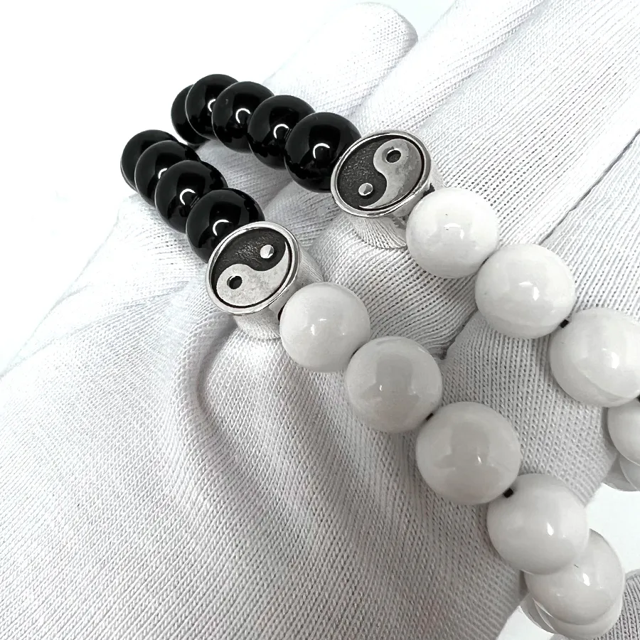 картинка Парный браслет Инь-Янь от магазина Beadsbrand
