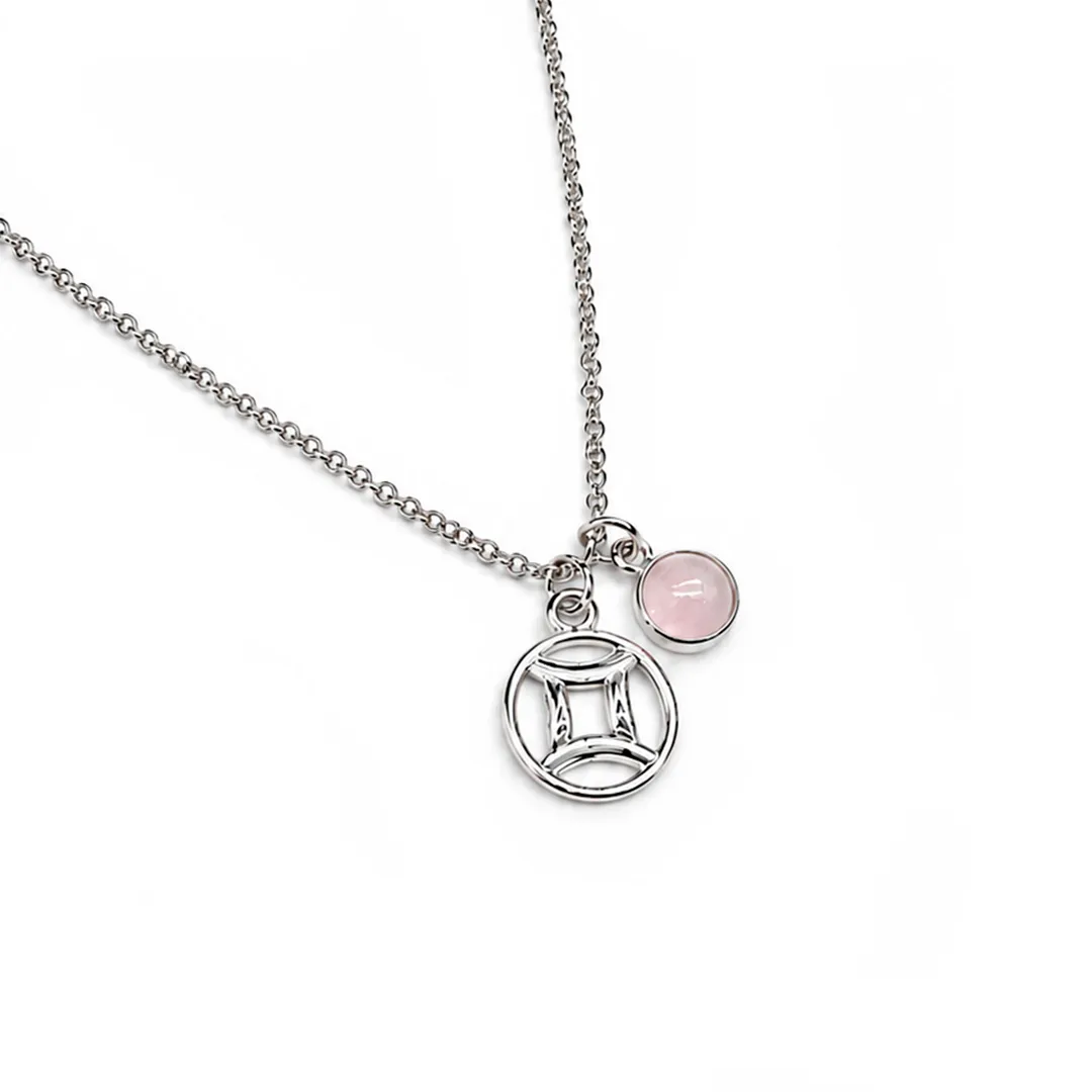 картинка Женская подвеска Зодиак Близнецы от магазина Beadsbrand
