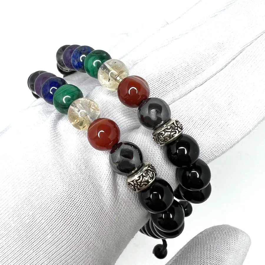 картинка Браслет парный 7 ЧАКР шамбала от магазина Beadsbrand