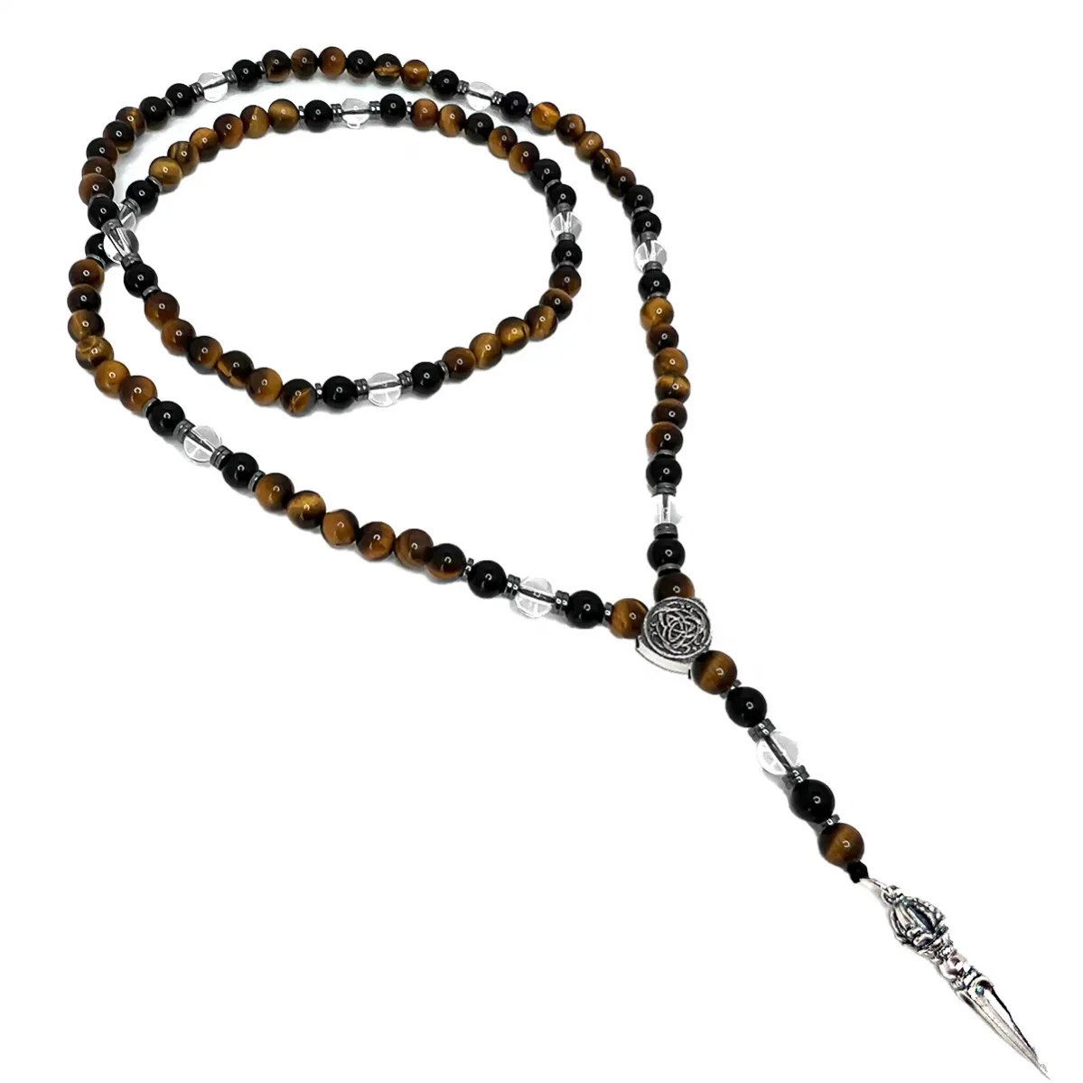 картинка Мужские бусы Тигровый глаз от магазина Beadsbrand