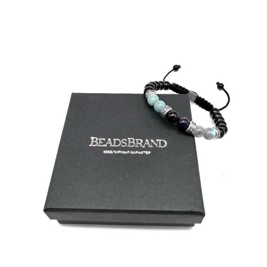 картинка Мужской браслет Водолей от магазина Beadsbrand