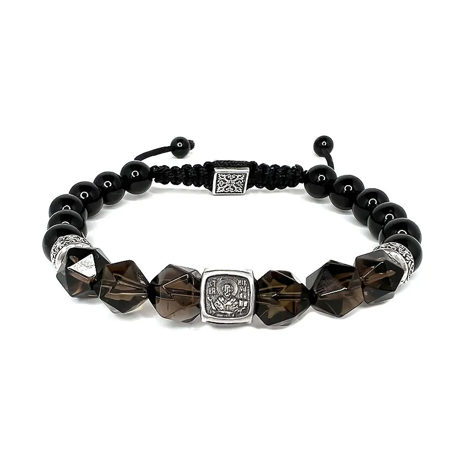 картинка Мужской браслет шамбала "Деисус" от магазина Beadsbrand
