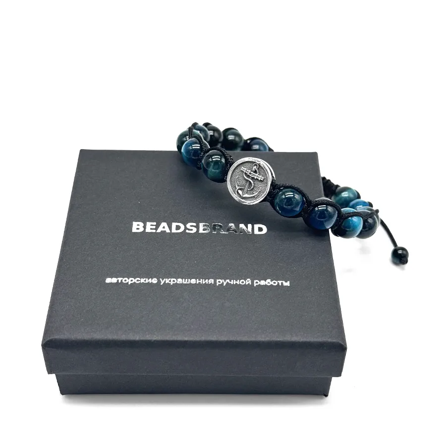 картинка Мужской браслет Якорь от магазина Beadsbrand