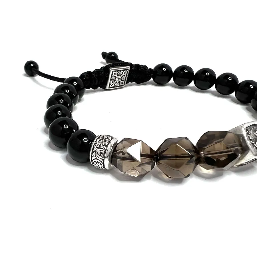 картинка Мужской браслет шамбала "Деисус" от магазина Beadsbrand