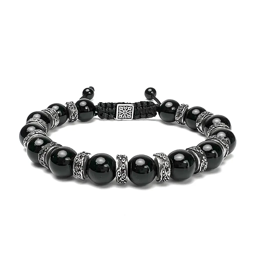картинка Мужской браслет Агат от магазина Beadsbrand